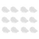 thumbnail image 5 of 6 pares mujeres almohadillas de gel de silicona cojines del pie calcetines almohadillas blanco, 5 of 5