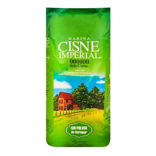 Harina Sin Polvos De Hornear Bolsa 1 Kg Cisne Imperial
