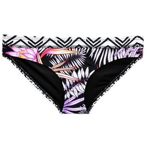Samia - Bikini Calzón Con Pinza Estampado Negro S