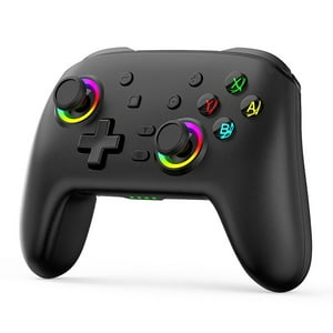 Gamepad Inalámbrico Aaronmei Switch Pro Sensor De Movimiento Y Vibración Negro