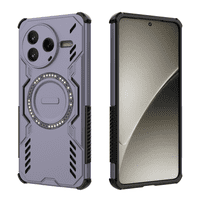 Funda Foxdock Para Xiaomi Poco F7 Pro , Magnética, Resistente A Golpes, Con Soporte, Unisex, Carga Inalámbrica