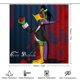 thumbnail image 2 of Conde Duckula-theme 4-Piece Shower Curtain Set with Rugs, Waterproof Bathroom Decor Set Includes Bath Mat, U-Shaped Rug, Toilet Lid Cover and Curtain with Hooks, 2 of 6