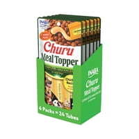 Caja Churu Perro Meal Topper Pollo 6 Un. (24 Tubos)