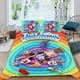 thumbnail image 2 of Tiny Toons Looniversity Conjunto de sábanas temático, trío de piezas, cómodo y amigable con la piel, diseño único, regalo de decoración para el hogar para familiares, amigos y fans,173cm *218cm, 2 of 6