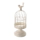thumbnail image 5 of Hierro Birdcage Candelabro Centro De Mesa Cena De Boda Decoración De La Cocina Blanco 14x31.5cm, 5 of 5