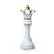 thumbnail image 4 of Estatua De Piezas De Ajedrez Con Resina De Pintura Dorada, Regalo Para Escritorio, Sala De Estar, Oficina, Forma De Reina Blanca, 4 of 5
