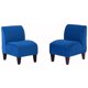 thumbnail image 5 of Living Lua Sofa 3 Cuerpos + 2 Poltronas Felpa Azul, 5 of 6