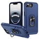 thumbnail image 1 of Para Apple iPhone 17e / iPhone 16e Funda con Soporte de Anillo Metálico de Rotación de 360° [Soporte Magnético para Auto] a Prueba de Golpes Resistente Protección de Cuerpo Completo de Alta, 1 of 8