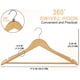thumbnail image 2 of Perchas de madera Utopia Home Premium, paquete de 20, duraderas y delgadas, 2 of 9