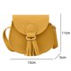 thumbnail image 2 of Bolso bandolera de piel para niñas con borlas Monedero para niñas, 2 of 5