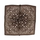 thumbnail image 2 of Pañuelo tipo seda 70 x 70 bandana elegante cafe Talla Única, 2 of 5