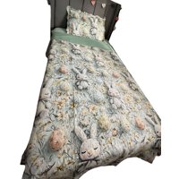 Genérico - Cubrecama Quilt De Verano Niña Niño Infantil Conejo