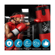 thumbnail image 4 of "Guantes De Boxeo + Juego De Ejercicios  Belug Con Sacos De Arena Color Rojo   ", 4 of 5