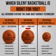 thumbnail image 3 of Balón de baloncesto WAWAWEWA tamaño 7 (75 cm) silencioso para interior, 3 of 8