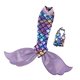 thumbnail image 1 of Mu?eca Vestido De Cola De Sirena Y Cuello En V Halter Top Para Mu?eca Morado Claro, 1 of 5