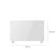 thumbnail image 4 of Panel Eléctrico Heatglass 2000w Wifi Radiador Vidrio Verken Blanco, 4 of 7