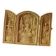 thumbnail image 3 of Estatua De Buda Sentado Para Escritorio, Tallada A Mano, Ligera, Para Decoración Del Hogar, 3 of 3