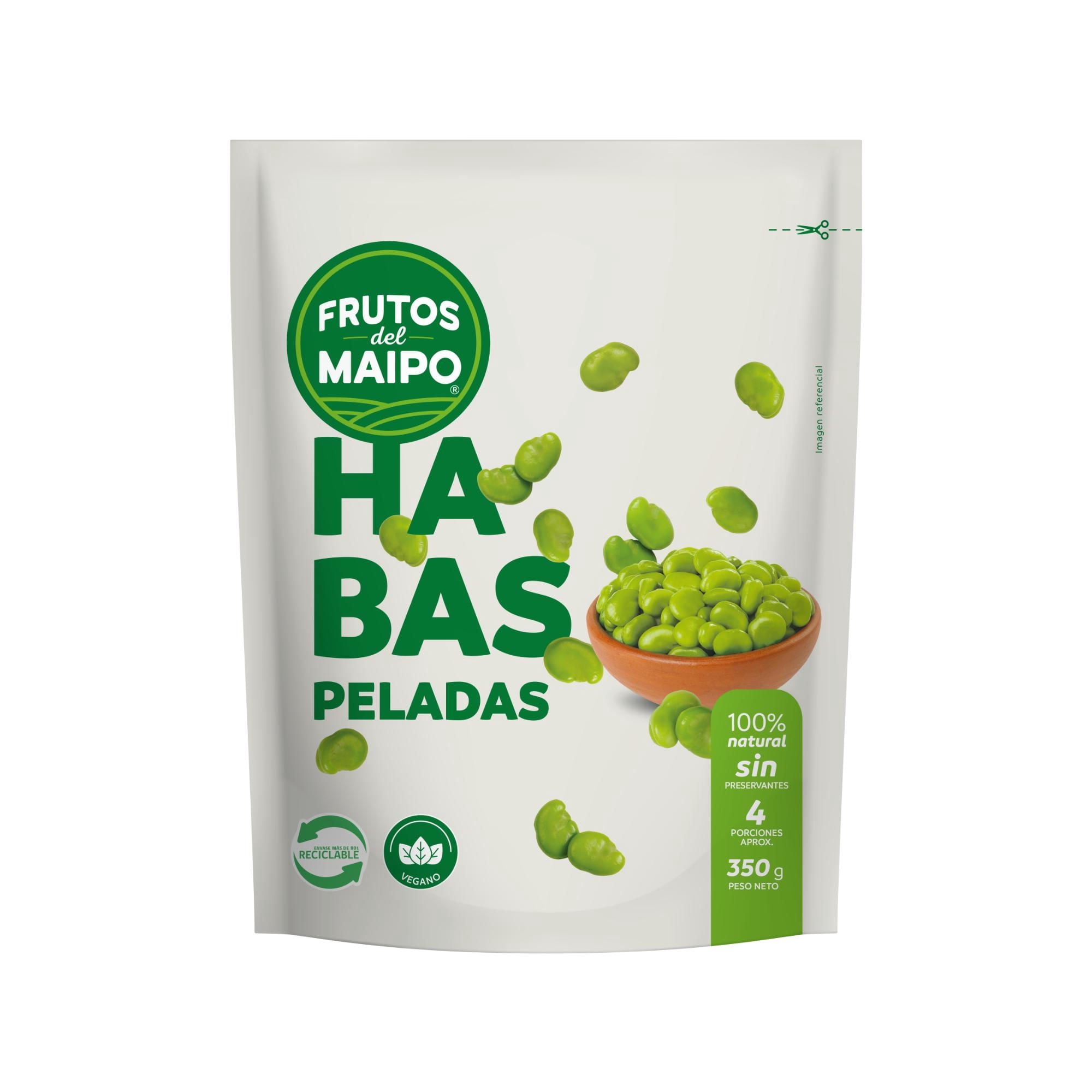 Habas Peladas 350 g Frutos del Maipo