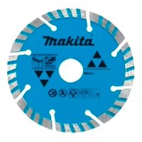 Disco Diamantado Turbo Segmentado 115 Mm Makita D-41420 Celeste