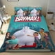thumbnail image 1 of Baymax Big Hero Conjunto de sábanas temático, trío de piezas, cómodo y amigable con la piel, diseño único, regalo de decoración para el hogar para familiares, amigos y fans,135cm *200cm, 1 of 6