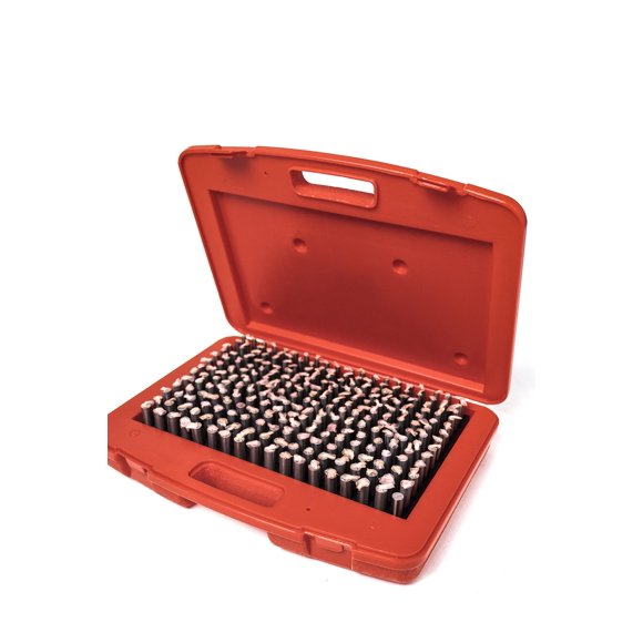 Juego de Calibres de Pasador LLDSIMEX 250 Piezas Acero 0.251‑0.500 in