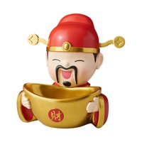 Bothyi - Estatua China Del Dios De La Riqueza Coleccionables Para El Estante De Entrada Del Festival De Primavera