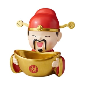 Bothyi - Estatua China Del Dios De La Riqueza Coleccionables Para El Estante De Entrada Del Festival De Primavera