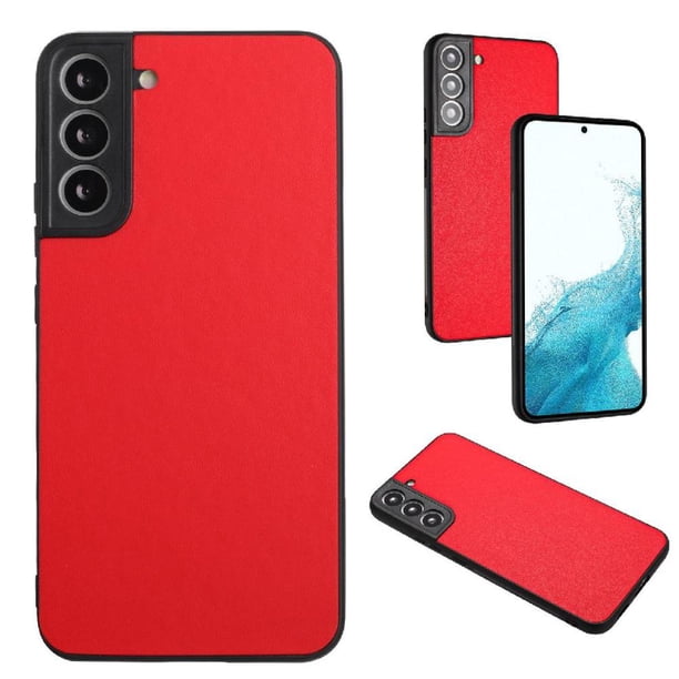 Funda Antigolpes para Samsung Galaxy S21 FE Cubierta Delgada Rojo