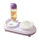 thumbnail image 4 of Bebedero Práctico Cuenco De Comida Para Gatos Inclinado Para Conejo Perro Pequeño Mediano Violeta, 4 of 5