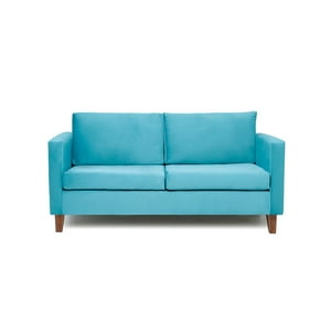 Barra Design - Sofá Mila 3C Felpa Turquesa
