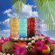 thumbnail image 2 of Juego de vasos tiki de vidrio coloreado Burns Glass, 480 ml, 4 piezas, 2 of 6