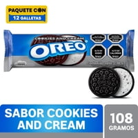 Galleta Chocolate Crema Cookies And Cream 108 G Oreo