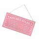 thumbnail image 4 of Letrero De Madera Colgante Con Reglas De Cocina, Divertido Letrero Decorativo Para Pared Para Puerta De Casa De Campo, 20 X 10 Cm, 4 of 5