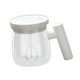 thumbnail image 1 of Taza De Café Con Agitación Automática, Taza De Agitación Automática De Vidrio Para El Hogar, Viajes, Oficina, Color Blanco, 1 of 2