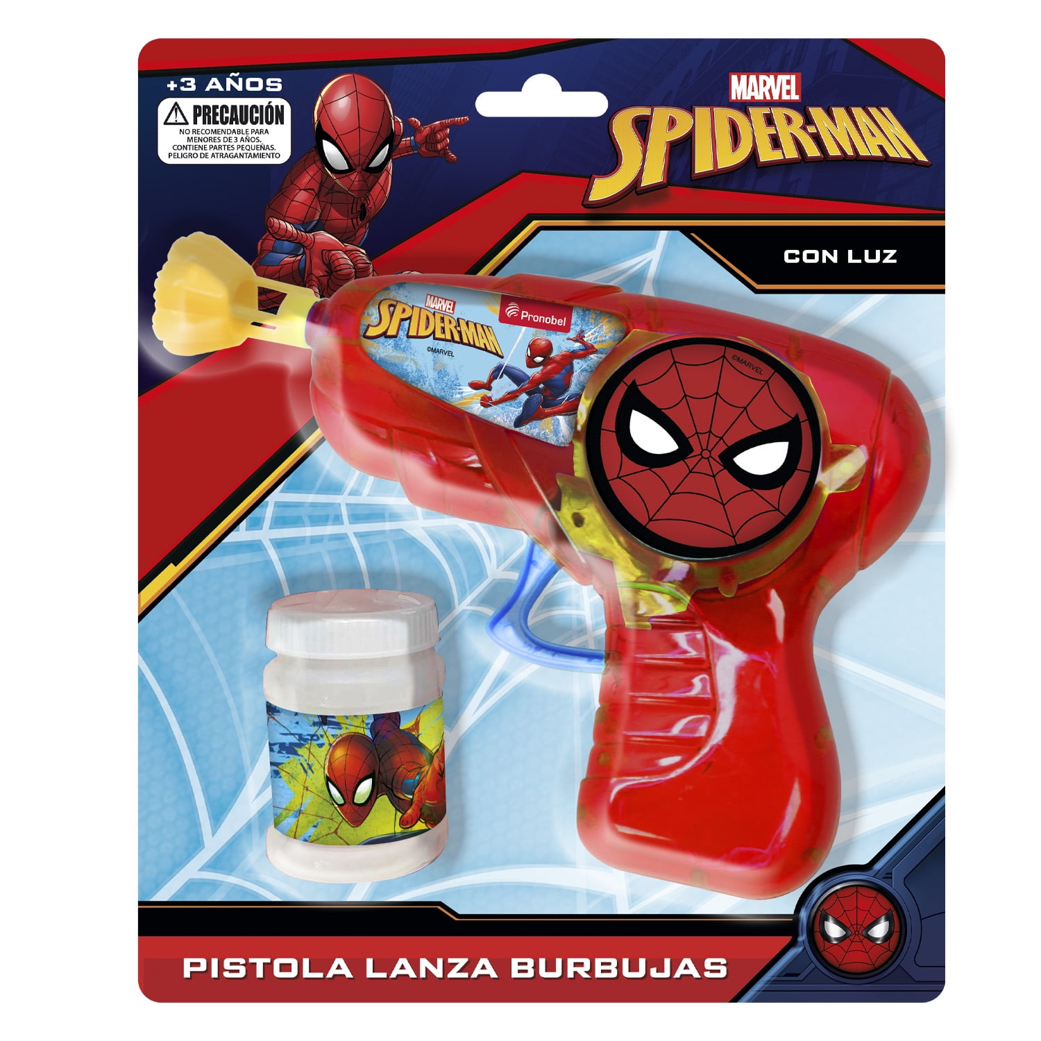 Lanza Burbujas Spiderman Marvel