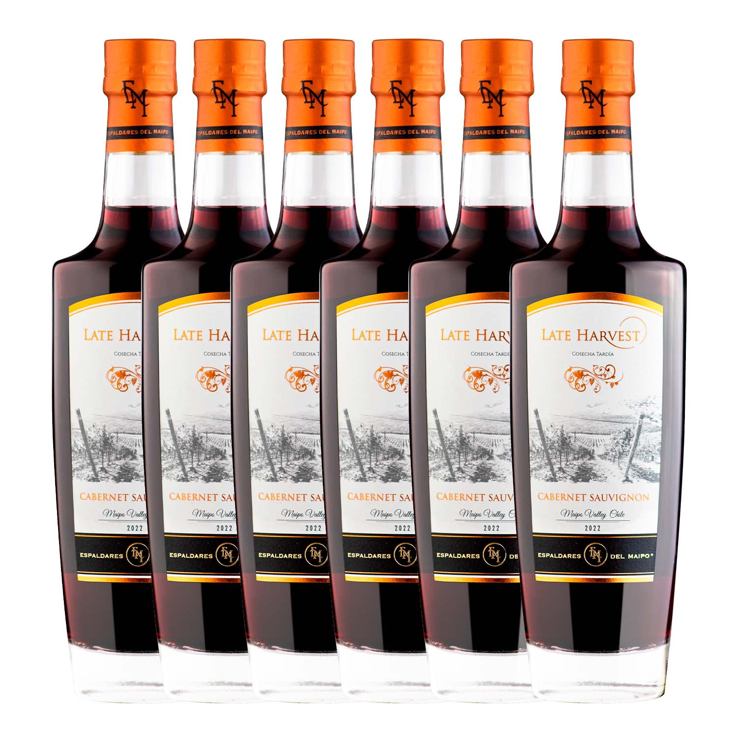 Espaldares - Caja X 6 Vinos Late Harvest Cabernet Sauvignon