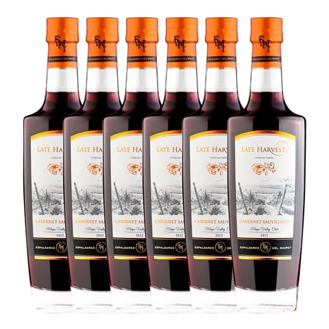 Espaldares - Caja X 6 Vinos Late Harvest Cabernet Sauvignon