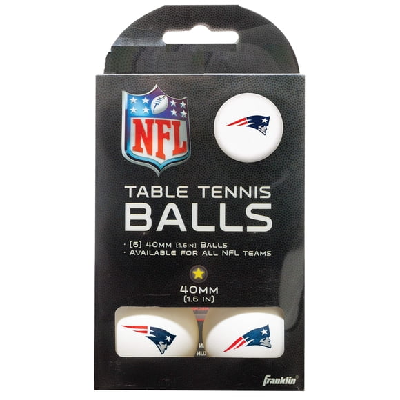 Pelotas de tenis de mesa Franklin Sports New England Patriots NFL