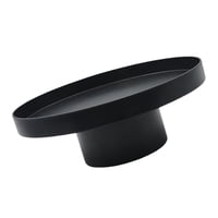 Magideal - Bandeja De Soporte Forma Forma Forma De Plástico Bandeja De Servicio De Piezaza Alto Soporte De Cupcakes Soporte De Tarta Para Sala De Comedor Acción De Negro Grande