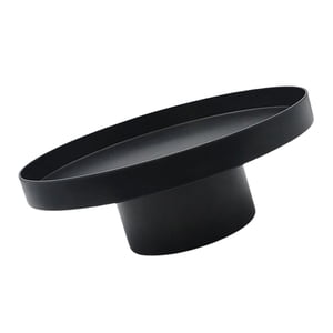 Magideal - Bandeja De Soporte Forma Forma Forma De Plástico Bandeja De Servicio De Piezaza Alto Soporte De Cupcakes Soporte De Tarta Para Sala De Comedor Acción De Negro Grande