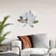 thumbnail image 1 of 17pcs Shatterproof Self-adhesive Removable Acrylic Mirror Wall Stickers Decoration For Wall DIY Living Room TV Background Wall Bedroom Bathroom Kitchen, 1 of 3