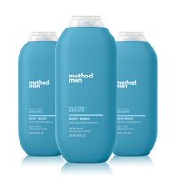 Gel De Ducha Method Men Glaciar + Granito 540 Ml (Paquete De 3)