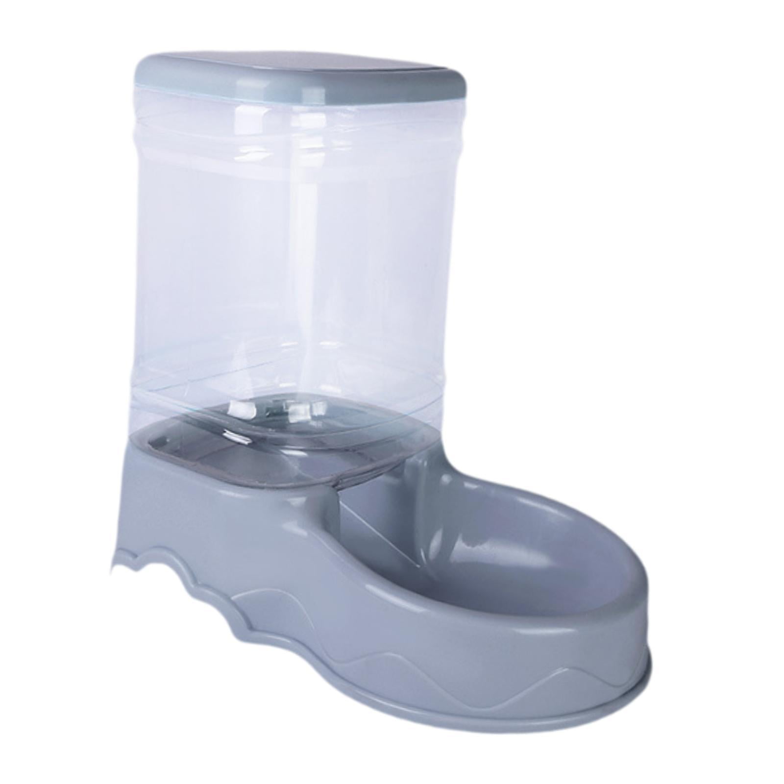 Ioensy - Dispensador De Comida Para Perros Y Gatos, Alimentador Automático Para Mascotas De 3,5 L, Dispensador De Comida Para Perros Pequeños, Conejos Y Cachorros, Color Gris
