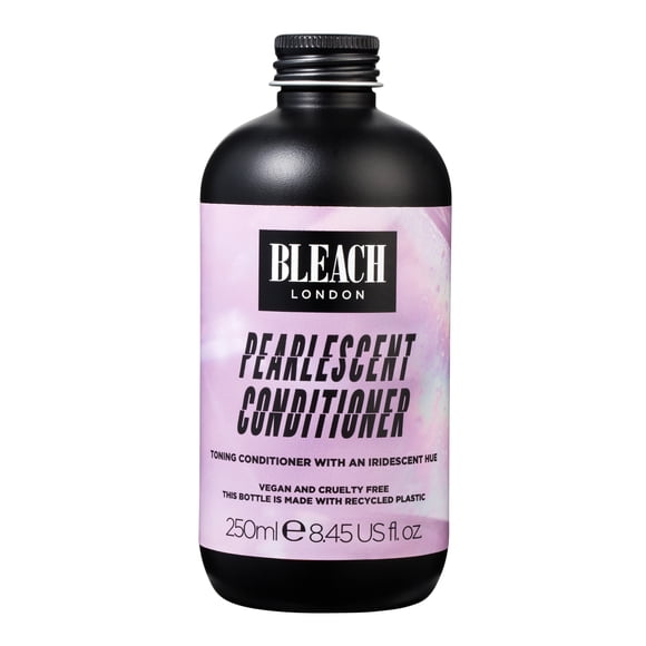 Bleach London Acondicionador Perlado Fórmula Que Tonifica el Color y Aclara el Cabello Rubio Perlado a la Vez Que Lo Nutre con Microproteínas de Trigo y Aminoácidos, 8,45 Fl Oz