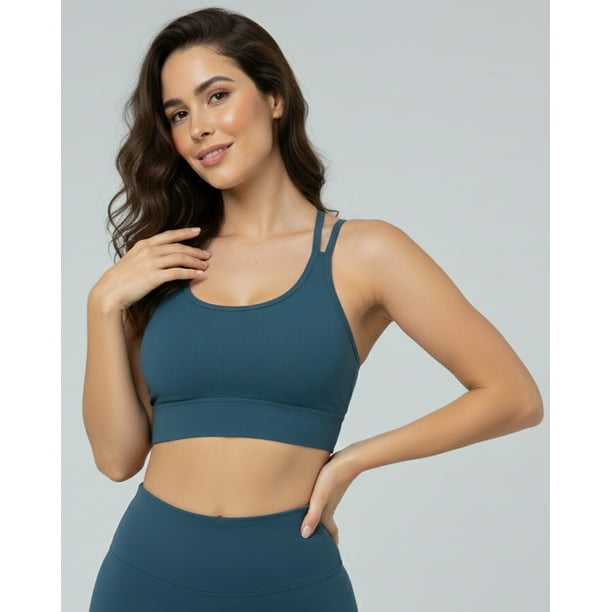Peto Deportivo Mujer Diseño Espalda Cruzada