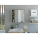 thumbnail image 2 of Botiquin De Baño 60x60x13,6 Cm Café Claro Con Espejo, 2 of 3