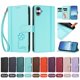 thumbnail image 4 of Funda Cartera Trébol para Samsung Galaxy A05/M05 4G con Ranuras Tarjetas y Carga Inalámbrica Verde menta, 4 of 6