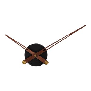 Magideal - Movimiento De Reloj Diy, Piezas De Repuesto De Mecanismo De Reloj Silencioso, Kit De Motor De Manecillas De Reloj De Punteros De Madera, Accesorios De Negro