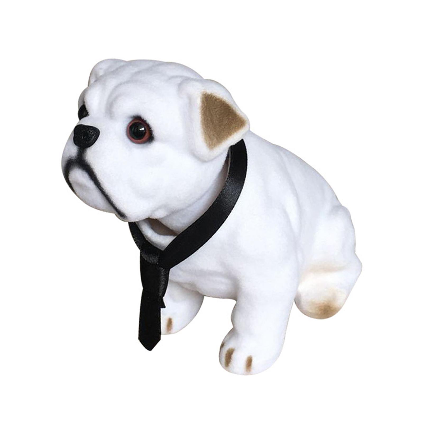 Bothyi - Figuras Divertidas De Perro Que Asiente Con La Cabeza, Accesorios Para Muñecas, Estatua Interior Automática