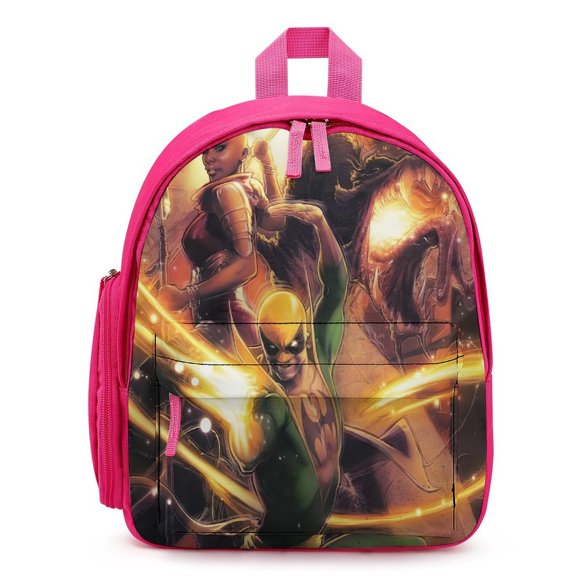 Ojos de Wakanda Mochila Escolar para Niños y Niñas, Mochila Infantil Ligera de Alta Calidad, Grande y Duradera ROSA